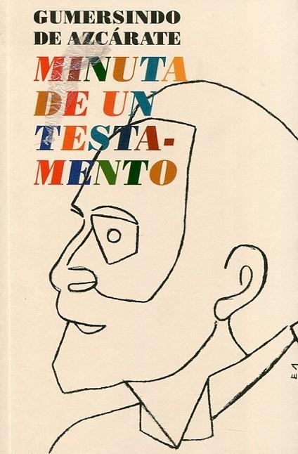 MINUTA DE UN TESTAMENTO | 9788494637513 | GUMERSINDO DE AZCARATE