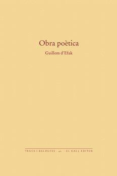 OBRA POÈTICA | 9788256351275 | D'EFAK, GUILLEM