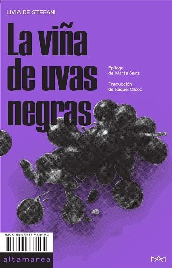 LA VIÑA DE UVAS NEGRAS | 9788494833502 | DE STEFANI, LIVIA