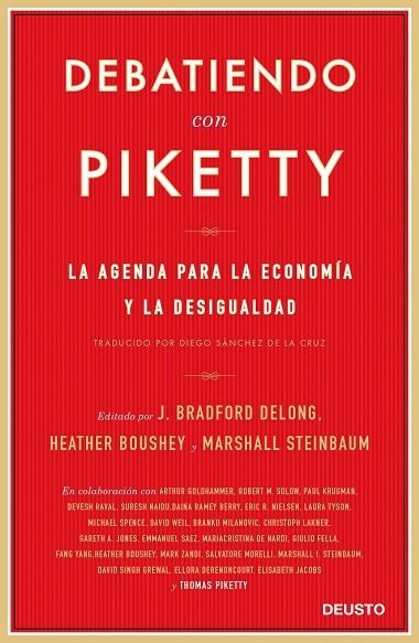 DEBATIENDO CON PIKETTY | 9788423427444 | BOUSHEY, HEATHER/DELONG, J. BRADFORD/STEINBAUM, MARSHALL