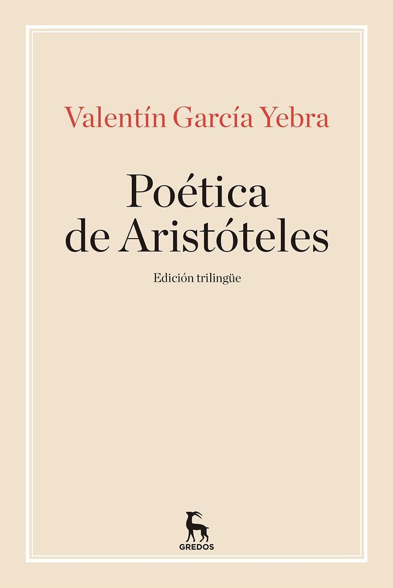 POÉTICA DE ARISTÓTELES | 9788424938383 | GARCIA YEBRA, VALENTIN