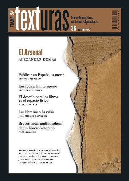 TEXTURAS 36: PUBLICAR EN ESPAÑA | 9788494846564 | VARIOS AUTORES