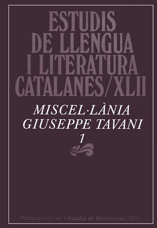 MISCEL.LANIA GIUSEPPE TAVANI 1 | 9788484153030 | VARIOS AUTORES