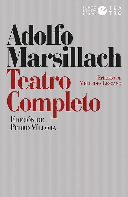 TEATRO COMPLETO | 9788416876457 | MARSILLACH, ADOLFO