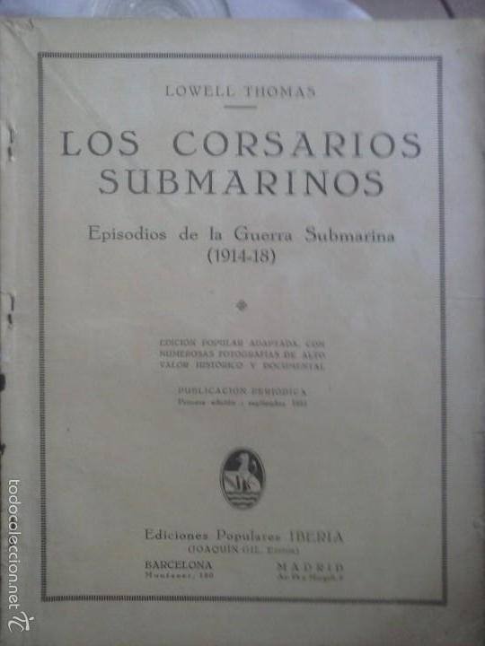 CORSARIOS SUBMARINOS | 9999900002546 | THOMAS LOWELL