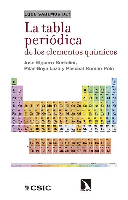 LA TABLA PERIÓDICA DE LOS ELEMENTOS QUÍMICOS | 9788490976609 | ELGUERO BERTOLINI, JOSÉ/GOYA LAZA, PILAR/ROMÁN POLO, PASCUAL