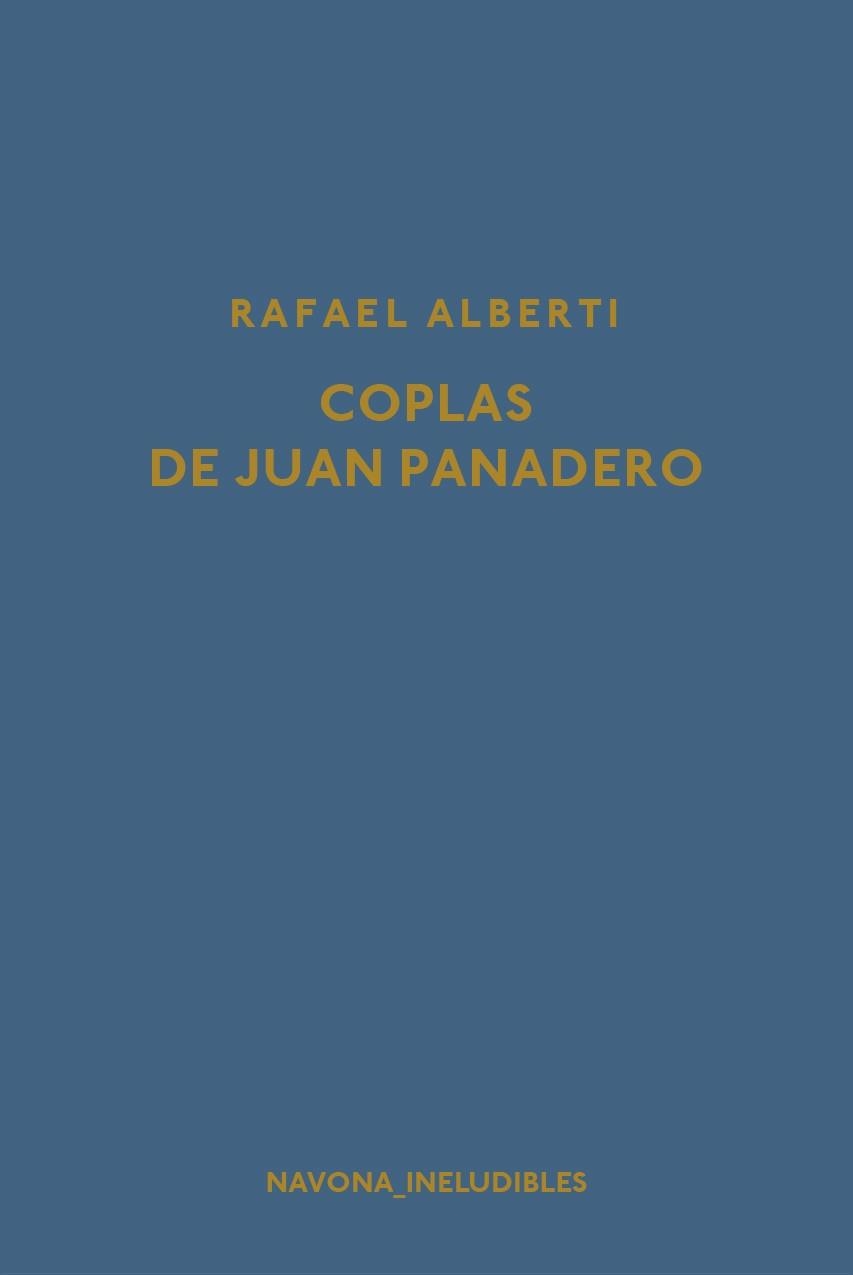 COPLAS DE JUAN PANADERO | 9788417181864 | ALBERTI, RAFAEL