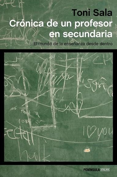 CRÓNICA DE UN PROFESOR EN SECUNDARIA | 9788499428291 | SALA, TONI