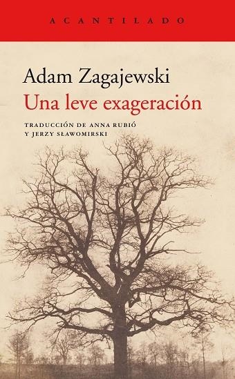 UNA LEVE EXAGERACIÓN | 9788417346980 | ZAGAJEWSKI, ADAM