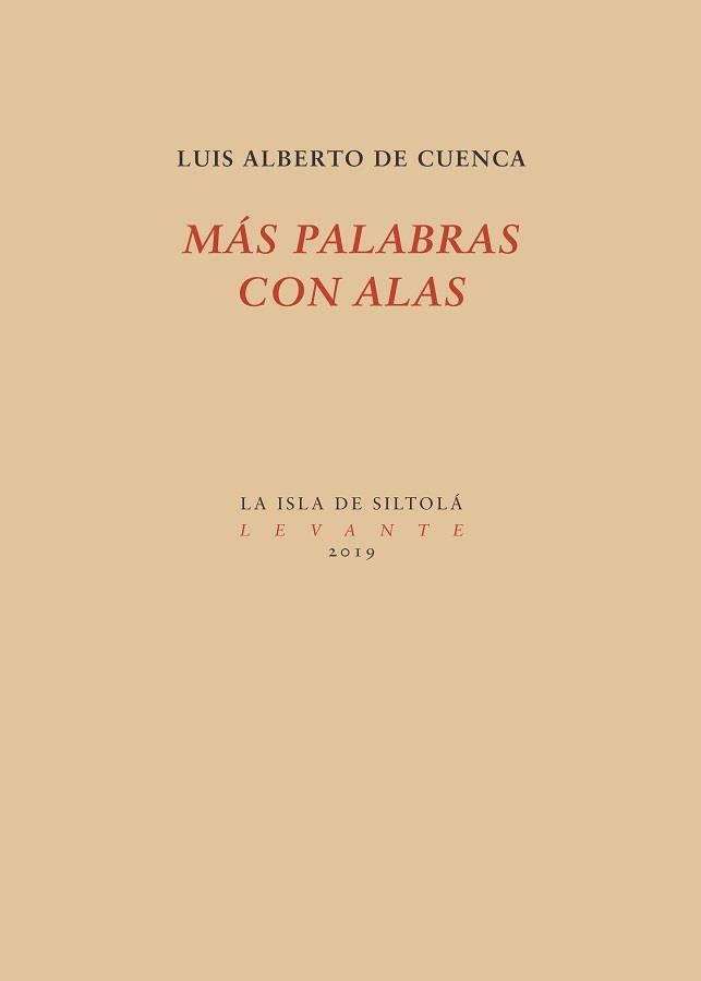 MÁS PALABRAS CON ALAS | 9788417352455 | DE CUENCA Y PRADO, LUIS ALBERTO