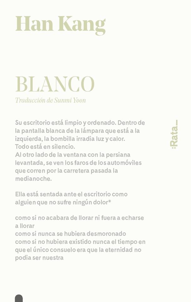 BLANCO | 9788416738519 | HAN KANG