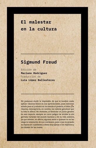 EL MALESTAR EN LA CULTURA (NE) | 9788418236150 | FREUD, SIGMUND