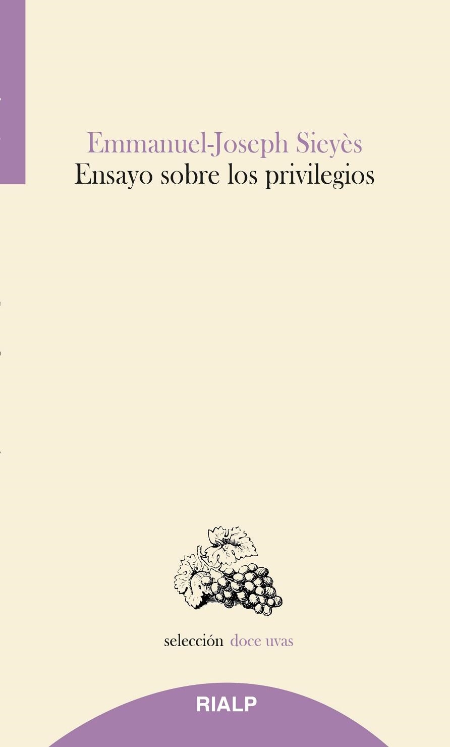 ENSAYO SOBRE LOS PRIVILEGIOS | 9788432152429 | SIEYÈS, EMMANUEL-JOSEPH