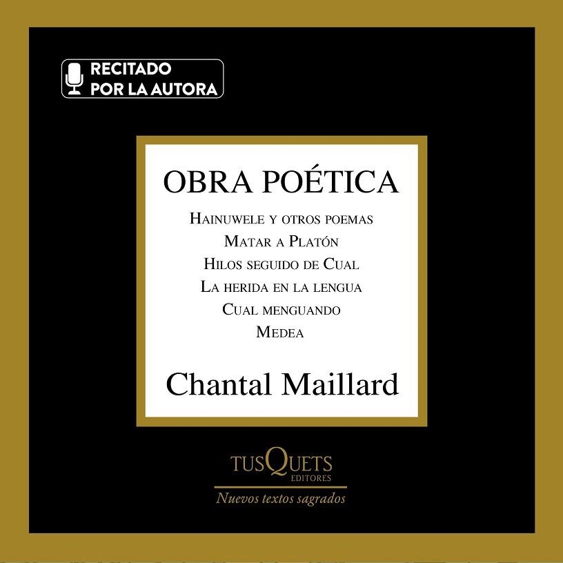 OBRA POÉTICA | 9788490665978 | MAILLARD, CHANTAL