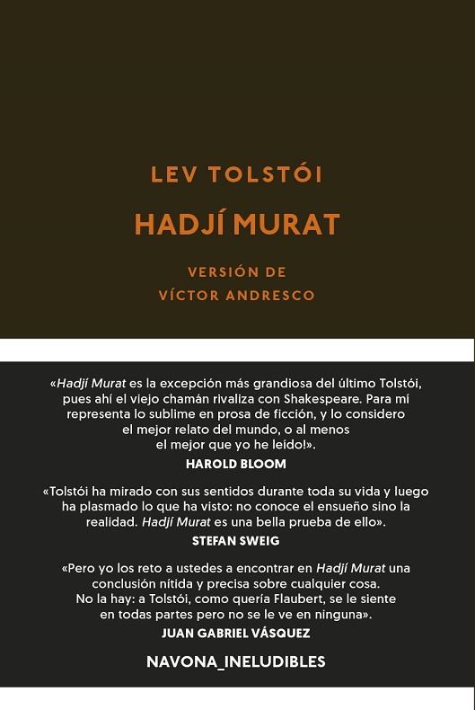 HADJÍ MURAT | 9788417978549 | TOLSTÓI, LEV