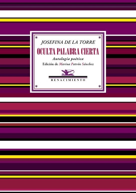 OCULTA PALABRA CIERTA | 9788418387043 | TORRE, JOSEFINA DE LA