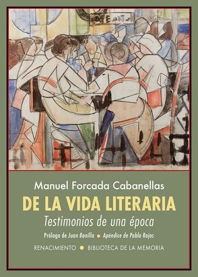 DE LA VIDA LITERARIA | 9788418387081 | FORCADA CABANELLAS, MANUEL