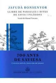 LLIBRE PARAULES I DITES SAVIS FILOSOFS | 9788472268463 | BONSENYOR, JAFUDA