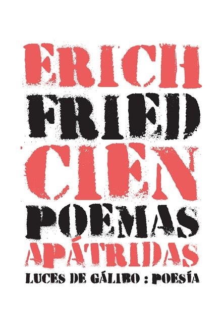 CIEN POEMAS APATRIDAS | 9788415117667 | FRIED ERICH