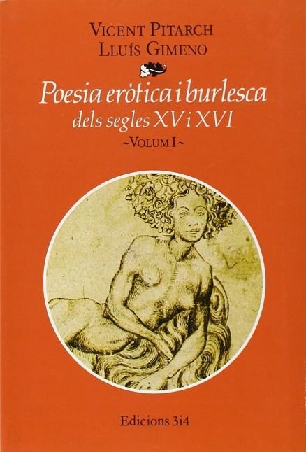 POESÍA ERÒTICA I BURLESCA DELS SEGLES XV I XVI. (T.1) | 9788475020631