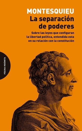 LA SEPARACIÓN DE PODERES | 9788412240436 | MONTESQUIEU