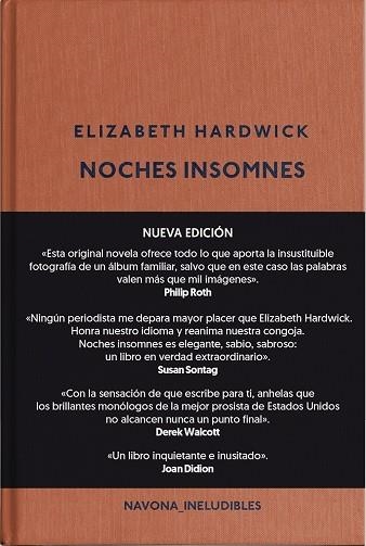 NOCHES INSOMNES (NE) | 9788417978525 | HARDWICK ELIZABETH