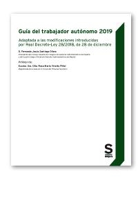 GUÍA DEL TRABAJADOR AUTÓNOMO 2019 | 9788417788100 | SANTIAGO OLLERO, FERNANDO JESÚS
