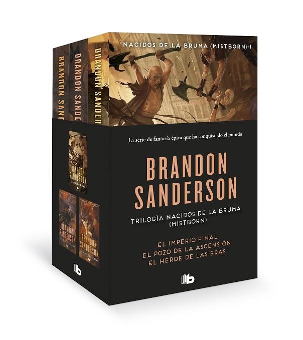 TRILOGÍA NACIDOS DE LA BRUMA [MISTBORN] (PACK CON: EL IMPERIO FINAL | EL POZO DE | 9788413143187 | SANDERSON, BRANDON