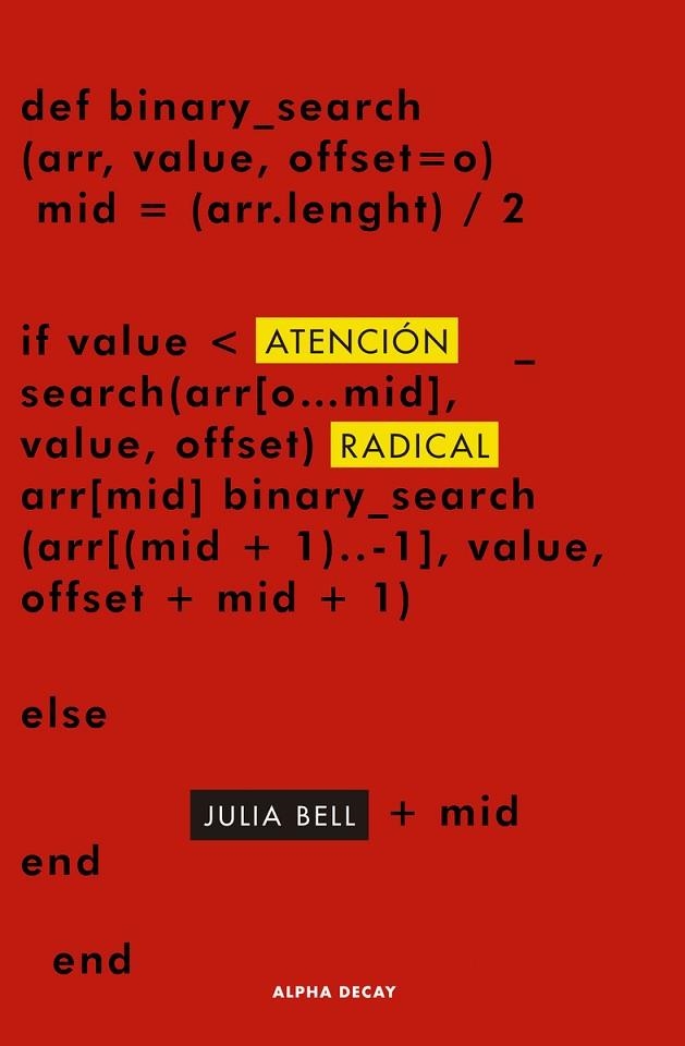 ATENCIÓN RADICAL | 9788412290196 | BELL JULIA