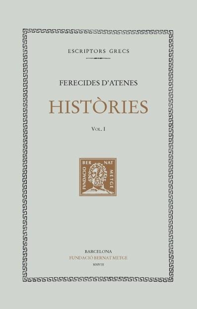 HISTÒRIES, VOL. I | 9788498591149 | FERECIDES D'ATENES