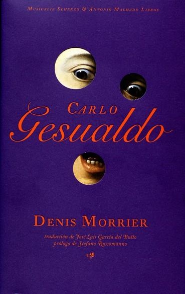 CARLO GESUALDO | 9788477744566 | MORRIER, DENIS