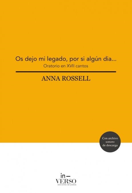 OS DEJO MI LEGADO, POR SI ALGÚN DÍA... | 9788412085433 | ANNA ROSSELL