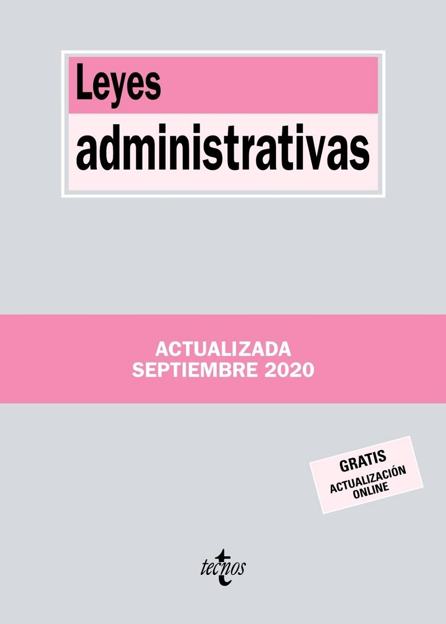 LEYES ADMINISTRATIVAS | 9788430980079 | EDITORIAL TECNOS