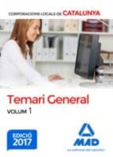 CORPORACIONS LOCALS DE CATALUNYA. TEMARI GENERAL VOLUM 1 | 9788414211717 | EDITORES, 7/ROJO FRANCO, ENCARNA/TORRES FONSECA, TERESA