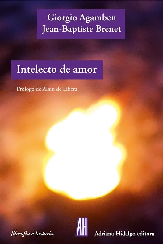 INTELECTO DE AMOR | 9788416287277 | AGAMBEN, GIORGIO