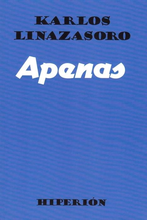 APENAS | 9788490021835 | LINAZASORO, KARLOS