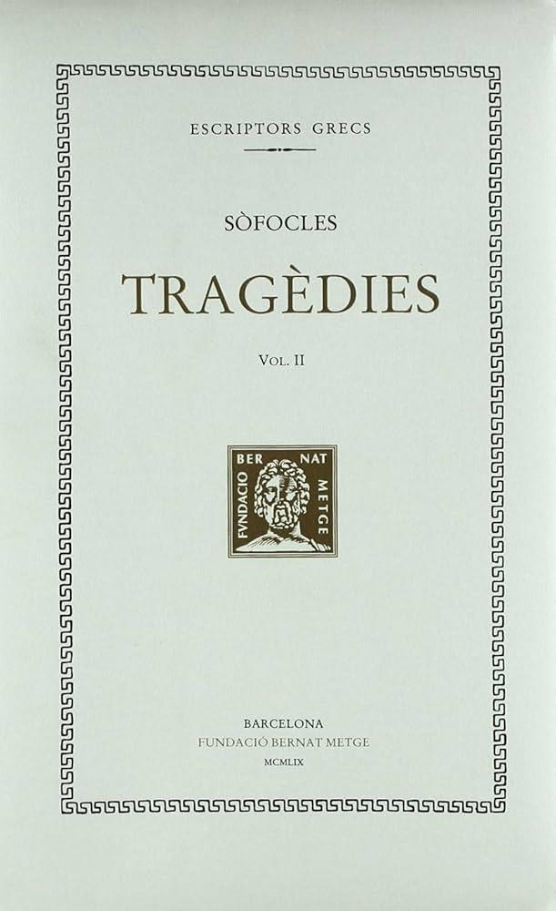 TRAGÈDIES, VOL. II: ÀIAX. ÈDIP REI | 9788498590319 | SÒFOCLES