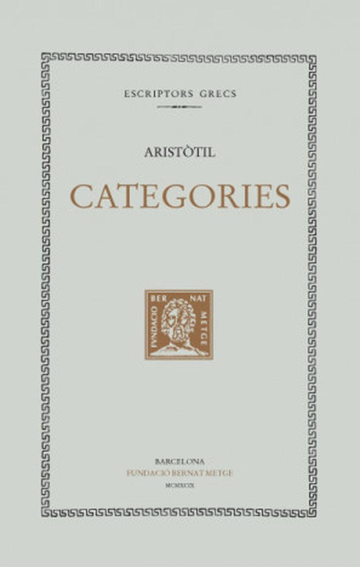 CATEGORIES | 9788472257115 | ARISTÒTIL