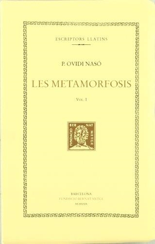 LES METAMORFOSIS VOL.I | 9788472259614 | OVIDI NASÓ