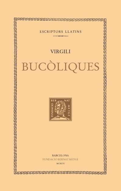 BUCÒLIQUES | 9788498590364 | VIRGILI