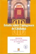 ESTUDIS SOBRE AUTOGOVERN CATALUN | 9788439362227