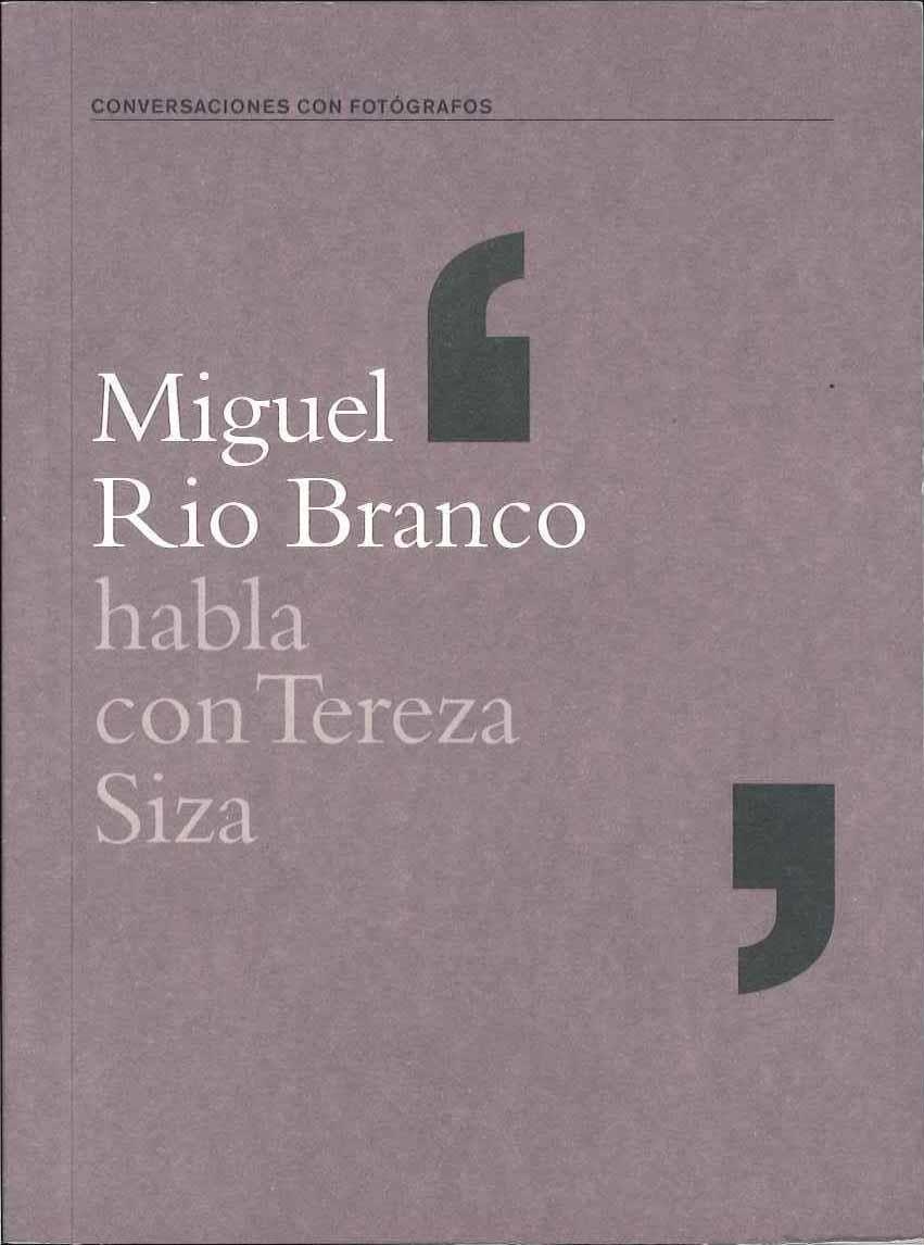 MIGUEL RIO BRANCO HABLA CON T. S | 9788495471369 | RIO BRANCO, MIGUEL