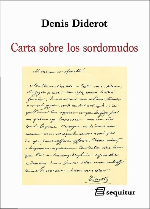 CARTA SOBRE LOS SORDOMUDOS | 9788415707776 | DIDEROT, DENIS