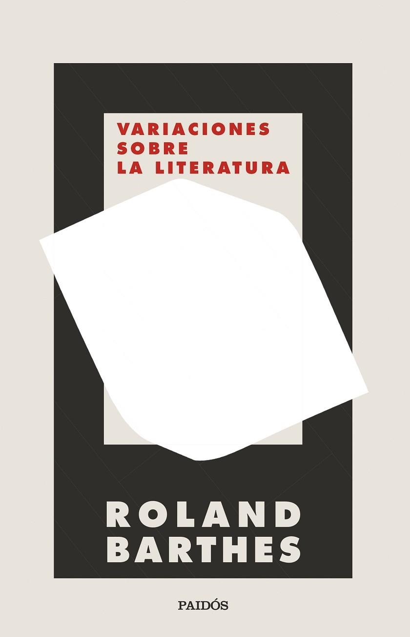 VARIACIONES SOBRE LA LITERATURA | 9788449339172 | BARTHES, ROLAND