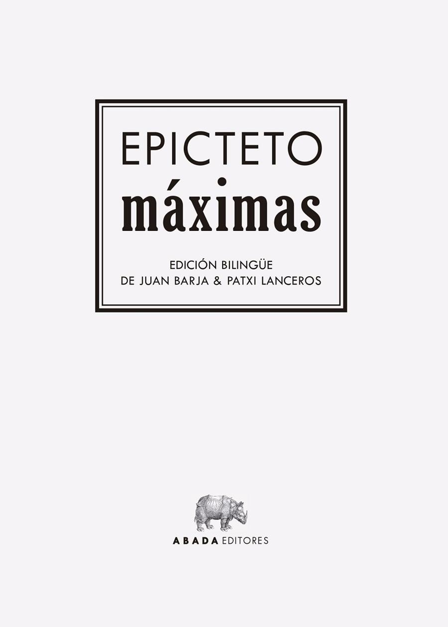 MÁXIMAS | 9788419008053 | EPITECTO