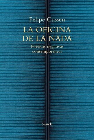 LA OFICINA DE LA NADA | 9788419207364 | CUSSEN, FELIPE