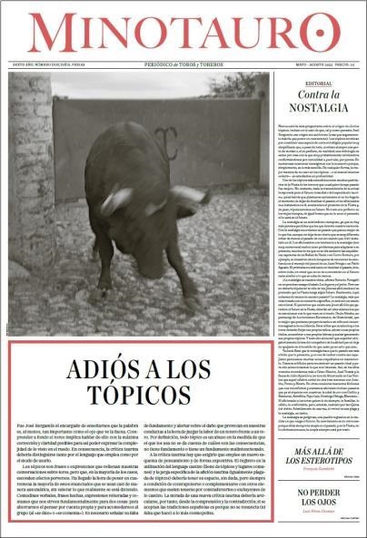 REVISTA MINOTAURO Nº 16: ADIÓS A LOS TÓPICOS | 9782530863737