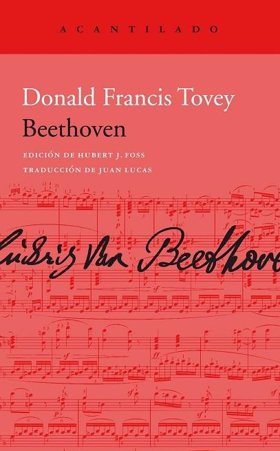 BEETHOVEN | 9788418370946 | TOVEY, DONALD FRANCIS