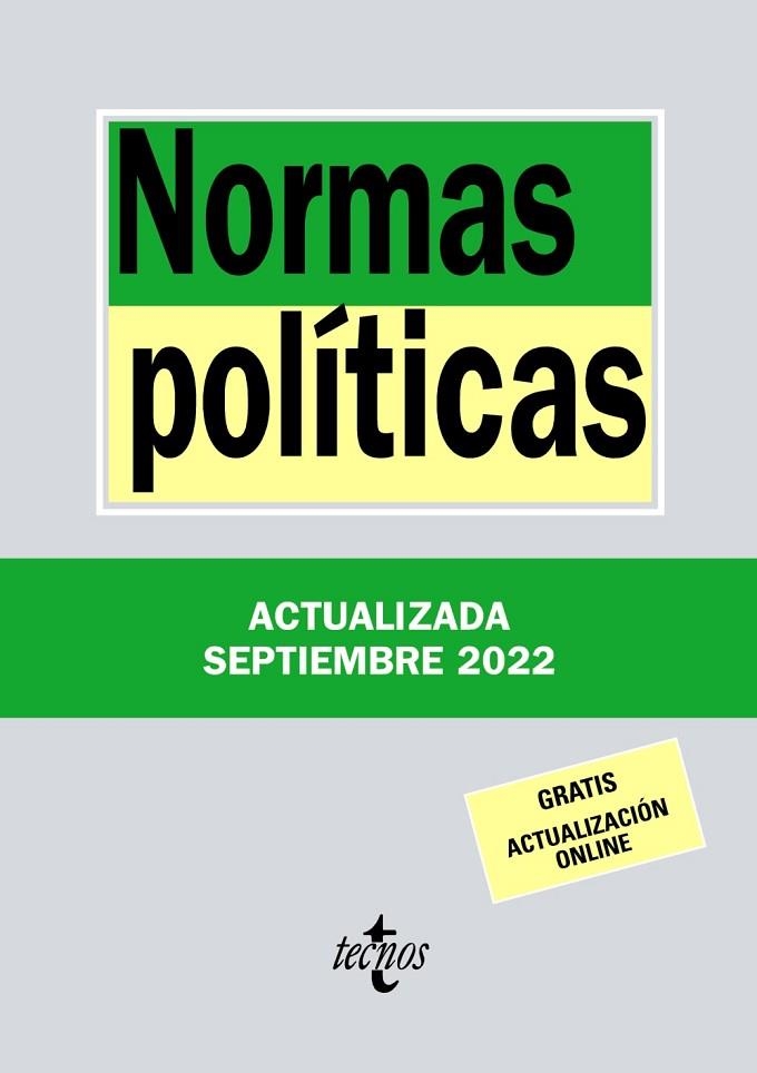 NORMAS POLÍTICAS | 9788430986644 | EDITORIAL TECNOS