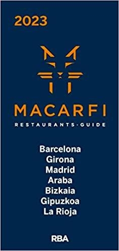 MACARFI RESTAURANTS GUIDE 2023 | 9788409449750 | MATERILE BARCELONA PROYECTOS, S.L.